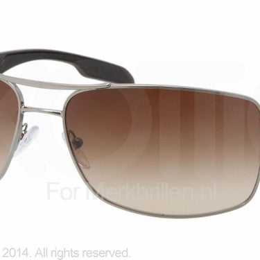 Prada Zonnebril PS 53NS Gunmetal-Bruin
