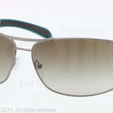 Prada Zonnebril PS 54IS Brushed gunmetal green gradient