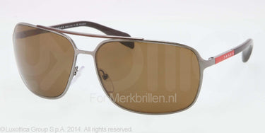 Prada Zonnebril PS 54OS Gunmetal polar brown