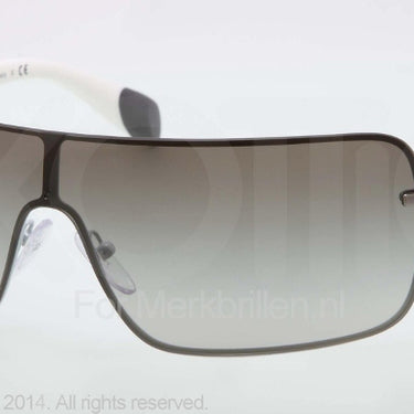 Prada Zonnebril PS 55OS White green gradient