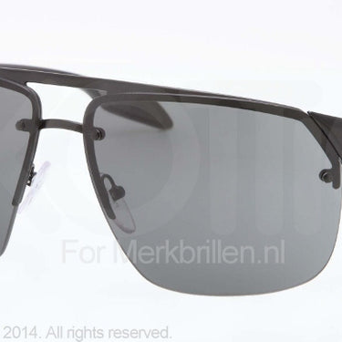 Prada Zonnebril PS 57OS Black demi shiny gray