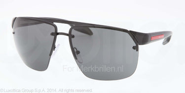 Prada Zonnebril PS 57OS Black demi shiny gray