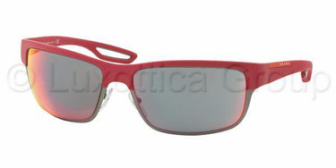 Prada Sport Zonnebril PS 50QS TWL9Q1 Red Rubber Matte Gunmetal