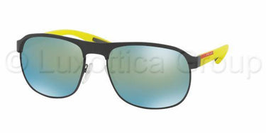 Prada Sport zonnebril grey rubber emerald iridium PS 51QS TIG4J2