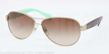 Ralph Zonnebril RA4096 Gold/cream brown gradient