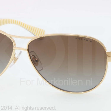 Ralph Zonnebril RA4096 Gold brown gradient polarized
