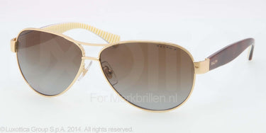 Ralph Zonnebril RA4096 Gold brown gradient polarized