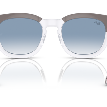 Ray-Ban Mega Hawkeye RB0298S 13553F Grijs op transparant