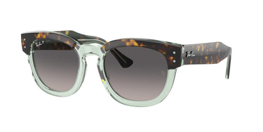 Ray-Ban Mega Hawkeye RB0298S 1376M3 Havana op transparant groen