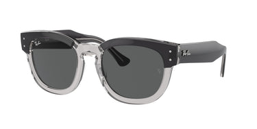 Ray-Ban Mega Hawkeye RB0298S 1396B1 Grijs op transparant grijs