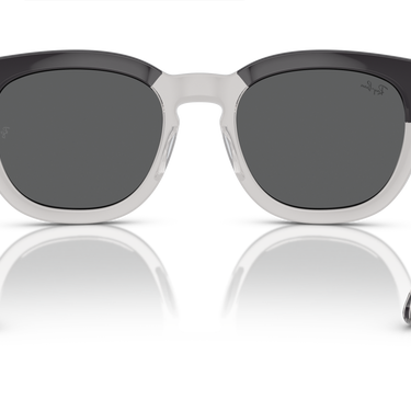 Ray-Ban Mega Hawkeye RB0298S 1396B1 Grijs op transparant grijs
