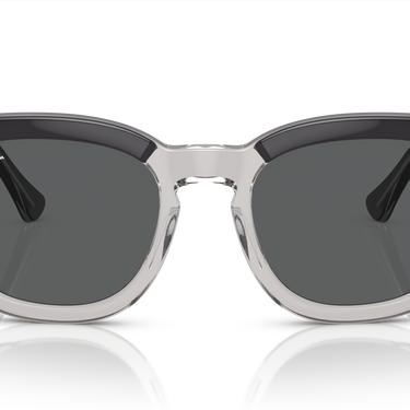 Ray-Ban Mega Hawkeye RB0298S 1396B1 Grijs op transparant grijs