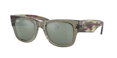 Ray-Ban Mega Wayfarer RB0840S 66355C Transparant groen