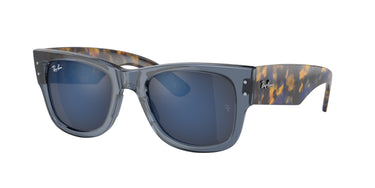 Ray-Ban Mega Wayfarer RB0840S 6638O4 Transparant Donkerblauw