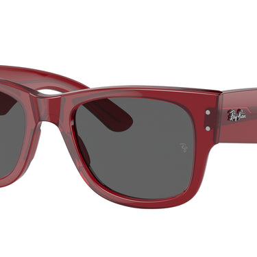 Ray-Ban Mega Wayfarer RB0840S 6679B1 Transparant Rood