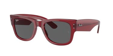 Ray-Ban Mega Wayfarer RB0840S 6679B1 Transparant Rood