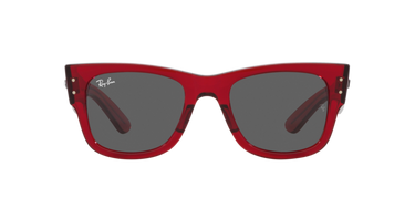 Ray-Ban Mega Wayfarer RB0840S 6679B1 Transparant Rood