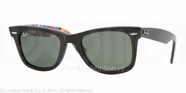 Ray-Ban Zonnebril RB2140 Buttons pins top black crystal green