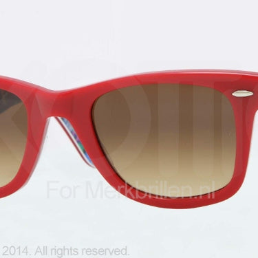 Ray-Ban Zonnebril RB2140 113385 Rood-Bruin