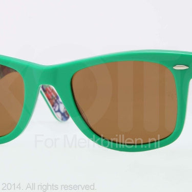Ray-Ban Zonnebril RB2140 Groen-Bruin
