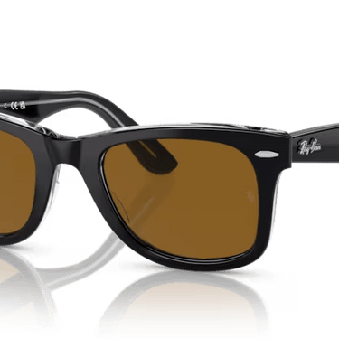 Ray-Ban Wayfarer RB2140 129433 Zwart op Transparant
