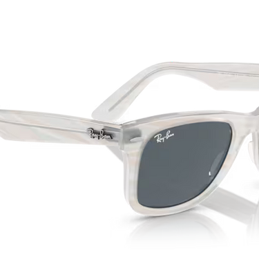 Ray-Ban Wayfarer RB2140 1407R5 Fotochroom Gestreept Lichtblauw