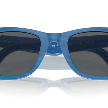 Ray-Ban Wayfarer RB2140 1409B1 Fotochroom Gestreept Blauw