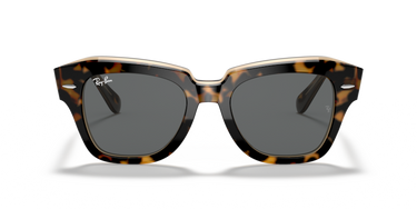 Ray-Ban State Street RB2186 1292B1 Havana op transparant bruin