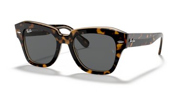 Ray-Ban State Street RB2186 1292B1 Havana op transparant bruin