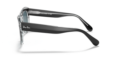 Ray-Ban State Street RB2186 12943M Zwart op transparant