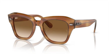 Ray-Ban State Street RB2186 140351 Bruin Gestreept