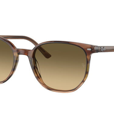Ray-Ban Elliot RB2197 13920A Gestreept bruin en groen