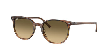 Ray-Ban Elliot RB2197 13920A Gestreept bruin en groen