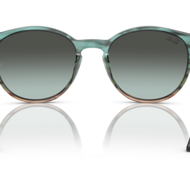 Ray-Ban RB2204 1394GK Gestreept blauw en groen