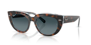 Ray-Ban Doreen RB2286 1413S3 Donker Havana op Transparant Multicolor