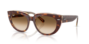 Ray-Ban Doreen RB2286 141451 Licht Havana op Transparant Multicolor