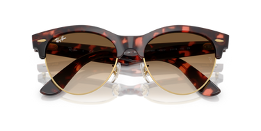 Ray-Ban Clubmaster Way RB2341 143251 Roze Tortoise op Goud