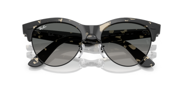 Ray-Ban Clubmaster Way RB2341 143371 Grijs Havana op Zwart