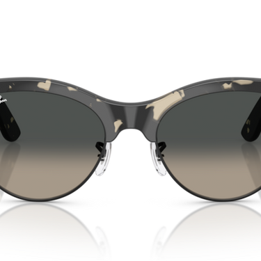 Ray-Ban Clubmaster Way RB2341 143371 Grijs Havana op Zwart