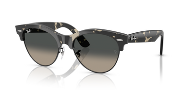 Ray-Ban Clubmaster Way RB2341 143371 Grijs Havana op Zwart