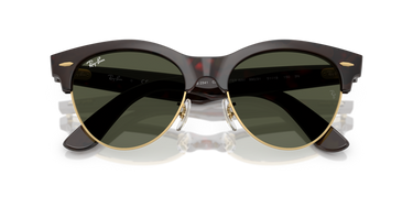 Ray-Ban RB2341 990/31 Clubmaster Way Rood Havana op Goud