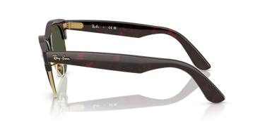 Ray-Ban RB2341 990/31 Clubmaster Way Rood Havana op Goud