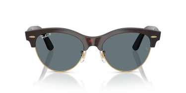 Ray-Ban Clubmaster Way Rood Havana op Goud