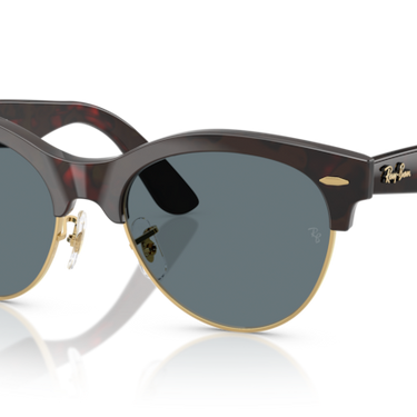 Ray-Ban Clubmaster Way Rood Havana op Goud