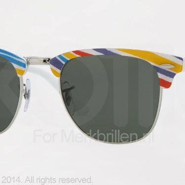 Ray-Ban Zonnebril RB3016 Top str.bl-az-red-ye o crystal green