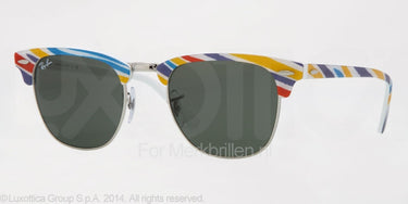 Ray-Ban Zonnebril RB3016 Top str.bl-az-red-ye o crystal green