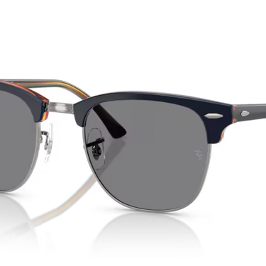 Ray-Ban Clubmaster RB3016 1278B1 Staalgrijs Blauw