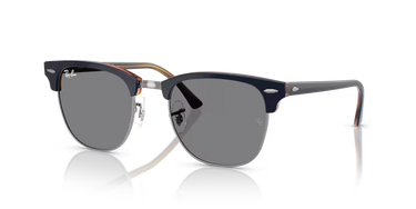 Ray-Ban Clubmaster RB3016 1278B1 Staalgrijs Blauw