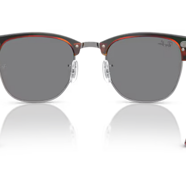 Ray-Ban Clubmaster RB3016 1278B1 Staalgrijs Blauw