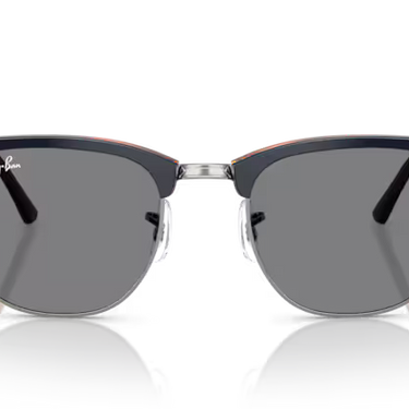 Ray-Ban Clubmaster RB3016 1278B1 Staalgrijs Blauw